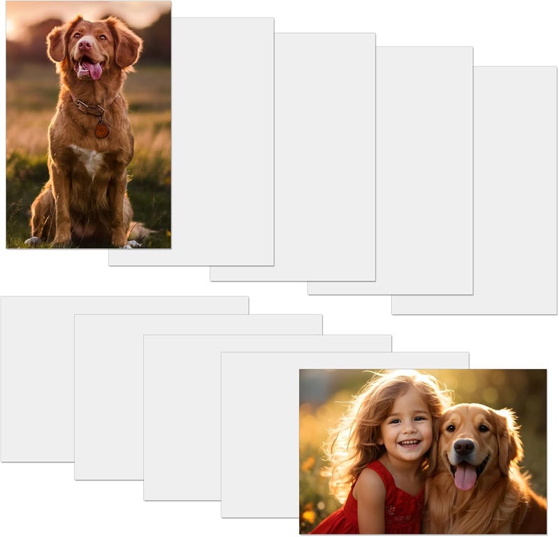 ToBeAce 10 Pcs Sublimation Metal Photo Blanks 10x12 Inch Metal Sublimation Sign Blanks 0.45mm Thick Aluminum Sublimation Blanks for DIY Photo Sign Wall Poster Frame,Crafts,Gift,Home Decor - Image 1